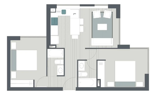 Arriendo Departamento NP 2D en suite 2B 1E 1B Santa In&eacute;s - Vi&ntilde;a Del Mar