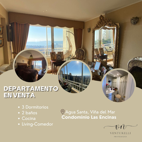 Venta Departamento NP 3D en suite 2B 1E 1B Agua Santa - Vi&ntilde;a Del Mar