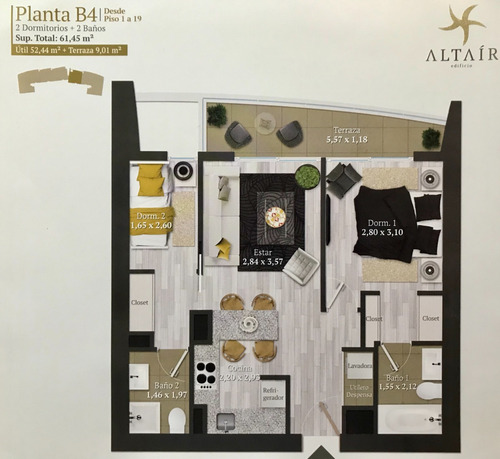 Venta Departamento N 2D en suite Walk-in cl&oacute;set 2B 1E 1B Higuerillas - Conc&oacute;n