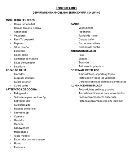 Arriendo Departamento NO 3D en suite Walk-in cl&oacute;set 2B 1E  - Vi&ntilde;a Del Mar