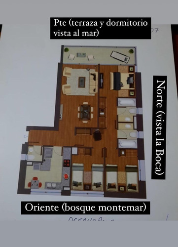Venta Departamento NP 3D 3B 1E 1B Montemar - Conc&oacute;n