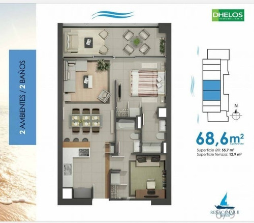 Venta Departamento P 2D en suite 2B 1E 1B Re&ntilde;aca - Vi&ntilde;a Del Mar