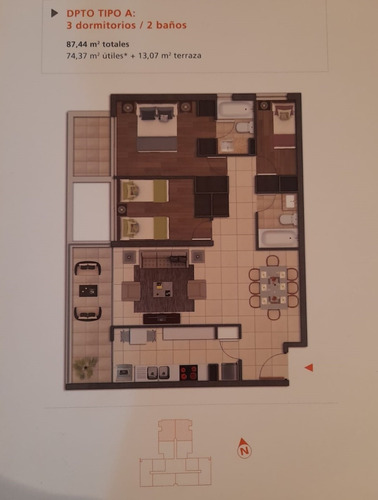 Venta Departamento NP 3D en suite Walk-in cl&oacute;set 2B 1E 1B Centro de Vi&ntilde;a del Mar - Vi&ntilde;a Del Mar