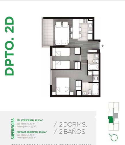Venta Departamento NP 2D en suite 2B Agua Santa - Vi&ntilde;a Del Mar