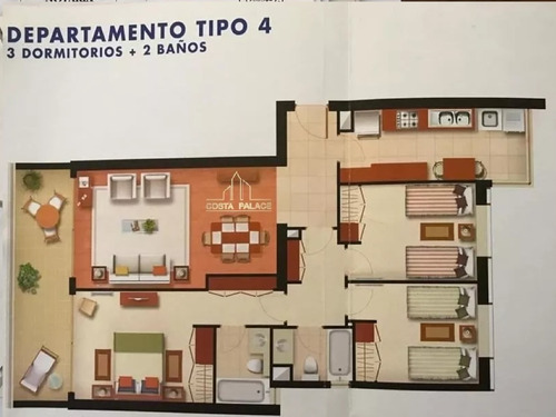 Venta Departamento P 3D 2B 2E 1B Costas de Montemar - Conc&oacute;n