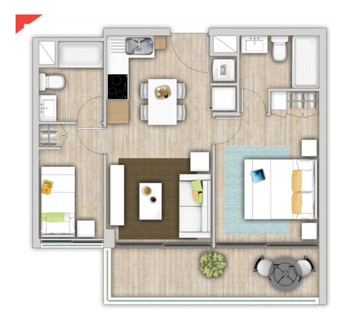 Venta Departamento NO 2D en suite 2B 1E 1B Recreo - Vi&ntilde;a Del Mar