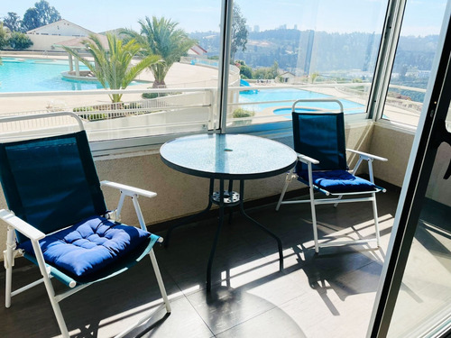 Arriendo Departamento 2D en suite Walk-in cl&oacute;set 2B 1E Re&ntilde;aca - Vi&ntilde;a Del Mar