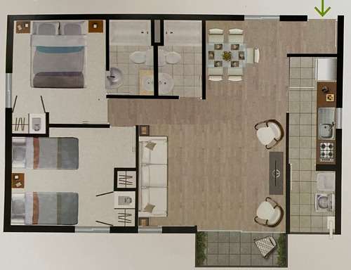 Venta Departamento 2D 2B 1E 1B Re&ntilde;aca Alto - Vi&ntilde;a Del Mar