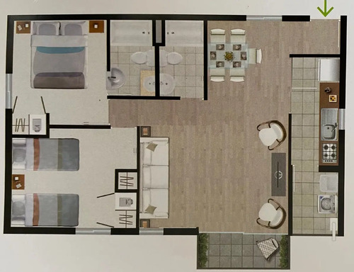 Venta Departamento 2D 2B 1E 1B Re&ntilde;aca Alto - Vi&ntilde;a Del Mar