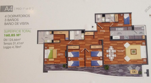 Arriendo Departamento 4D en suite Walk-in cl&oacute;set 4B 2E 1B Montemar - Conc&oacute;n